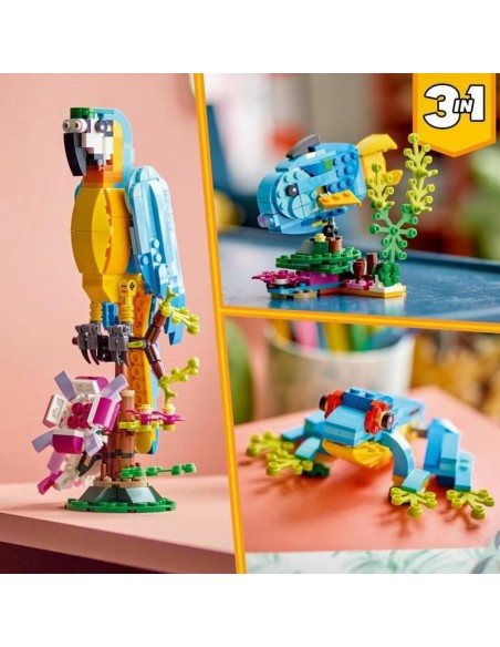 Construction set Lego LORO EXÓTICO 3-in-1 253 Pieces