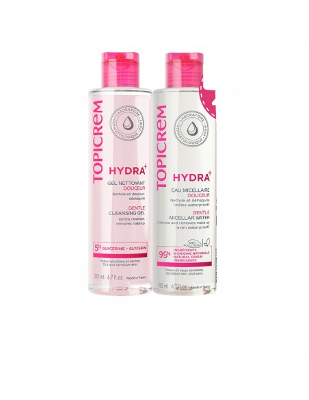 Facial Cleansing Gel Topicrem HYDRA+ 2 Pieces