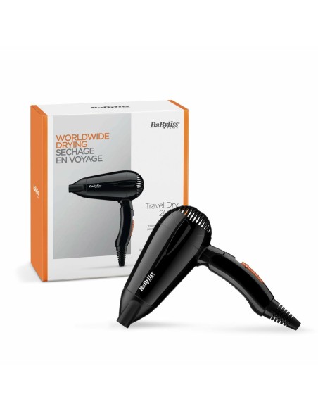 Hairdryer 5344E Babyliss Travel Dry 2000 Black 2000 W