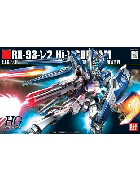 Action Figure Bandai 1/144 RX-93-V2 HI NU GUNDAM BL