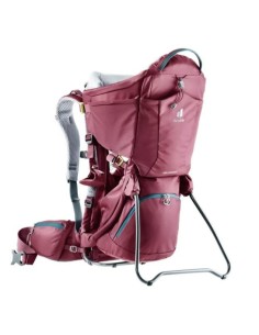Baby Carrier Backpack Deuter KID COMFORT MARON Red 22 Kg 2