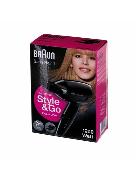 Hairdryer Braun BRHD130E Black 1200 W