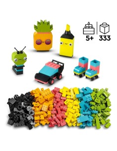 Construction set Lego Diversión Creativa en Neón 333 Pieces 2