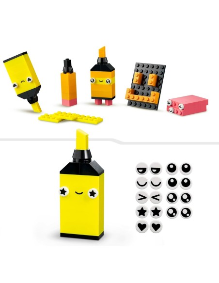 Construction set Lego Diversión Creativa en Neón 333 Pieces