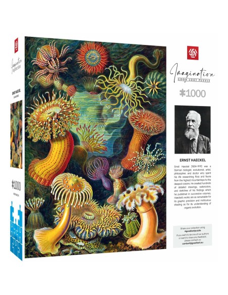 Puzzle Cenega Publishing Ernst Haeckel Criaturas marinas 1000 Pieces
