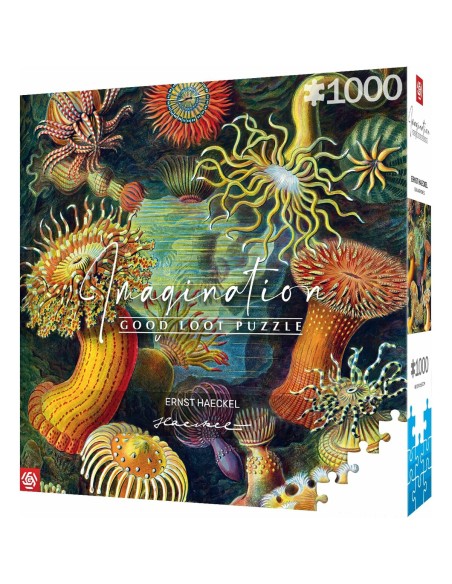 Puzzle Cenega Publishing Ernst Haeckel Criaturas marinas 1000 Pieces