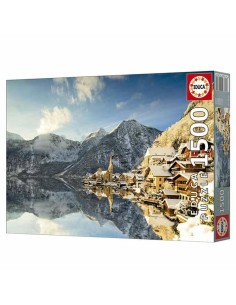 Puzzle Educa Winter in Hallstatt, Austria