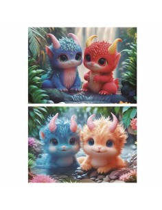Puzzle Educa Adorable Monsters 100 Pieces (2 Units) 2