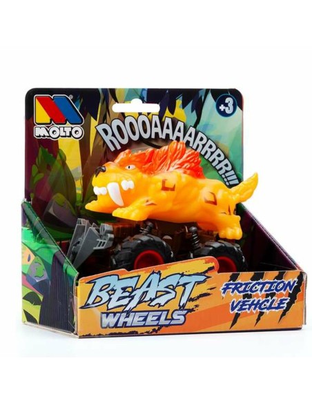 Friction Car Moltó Beast Wheels Multicolour