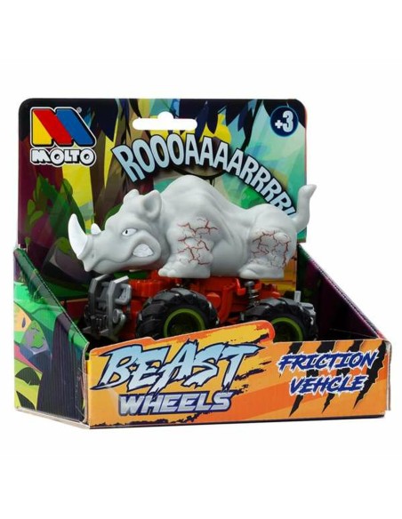Friction Car Moltó Beast Wheels Multicolour