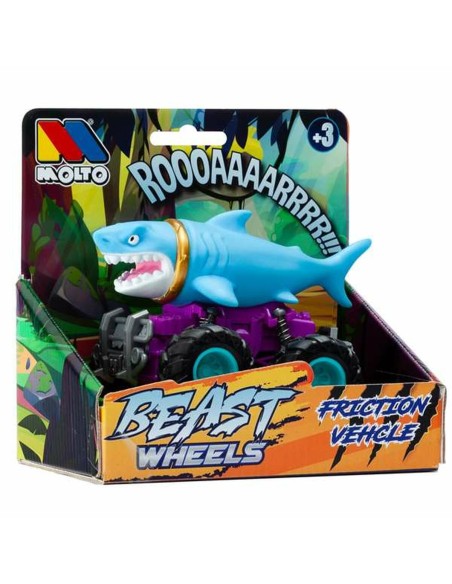 Friction Car Moltó Beast Wheels Multicolour