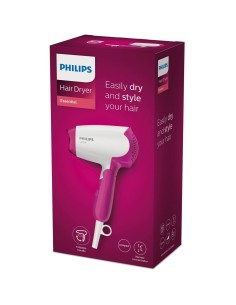 Hairdryer Philips BHD003/00 White Pink 1400 W 2