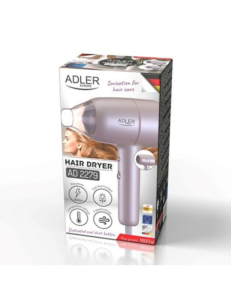 Hairdryer Adler AD 2279p Pink 1800 W