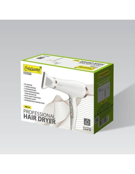 Hairdryer Feel Maestro MR-214 White 2300 W