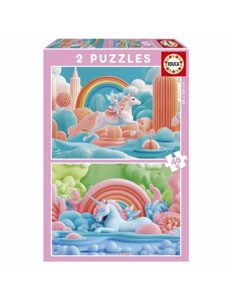 Puzzle Educa Magic Unicorns (2 Units)