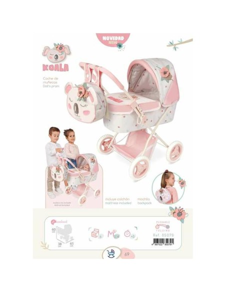 Doll Stroller Decuevas Koala 38 x 65 x 60 cm Foldable