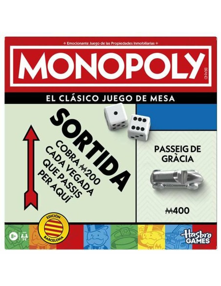 Educational Game Hasbro Monopoly Barcelona
