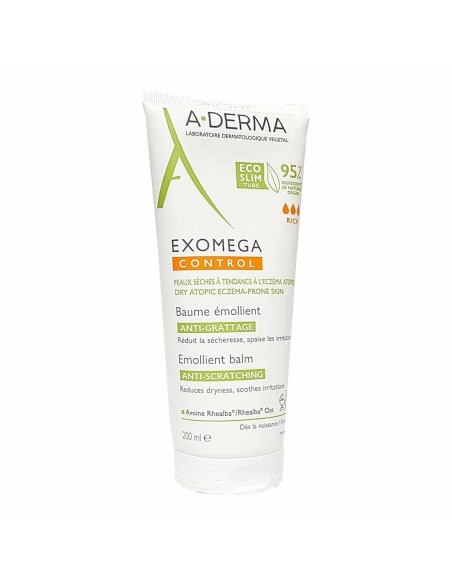 Soothing Balsam for Itching and Irritated Skin A-Derma Exomega Control 200 ml