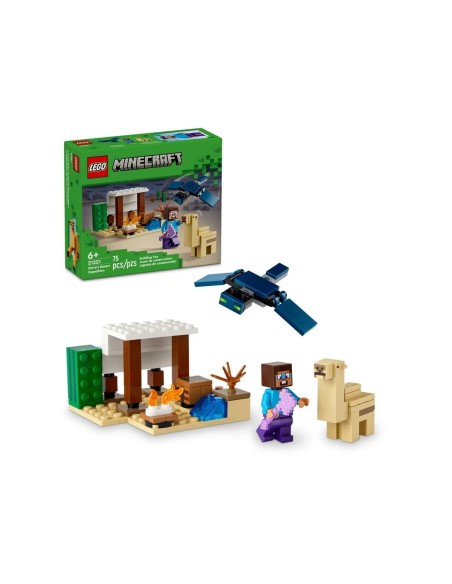 Construction set Lego La Expedición al Desierto de Steve Multicolour 75 Pieces