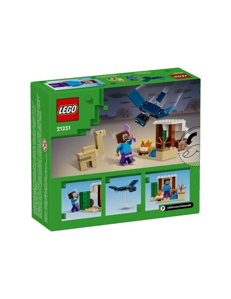 Construction set Lego La Expedición al Desierto de Steve Multicolour 75 Pieces