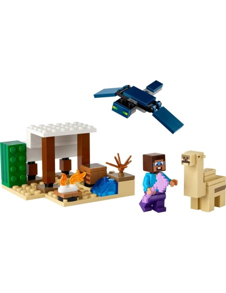 Construction set Lego La Expedición al Desierto de Steve Multicolour 75 Pieces