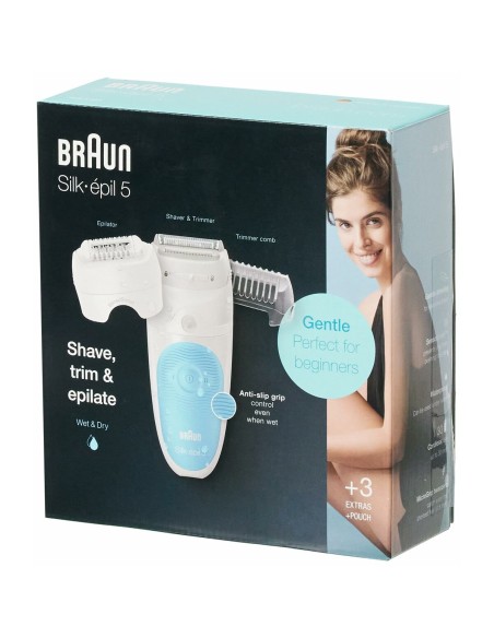 Electric Hair Remover Braun Silk Epil 5-605 Power