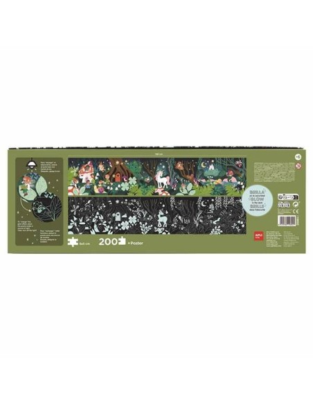 Puzzle Apli  Glow In The Dark  200 Pieces