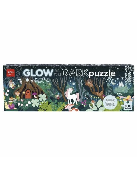 Puzzle Apli  Glow In The Dark  200 Pieces