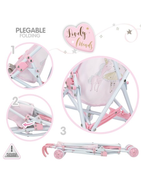 Chair for Dolls Colorbaby Adventure 28 x 56 x 42 cm 12 Units