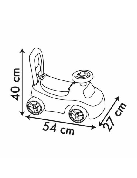 Tricycle Smoby Pink 2-in-1