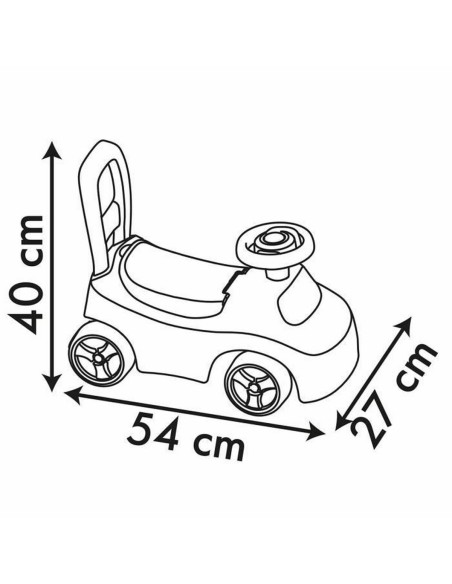 Tricycle Smoby Pink 2-in-1