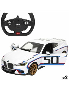 Remote-Controlled Car BMW Blue Red 1:14 34 x 10 x 13,5 cm (2 Units)