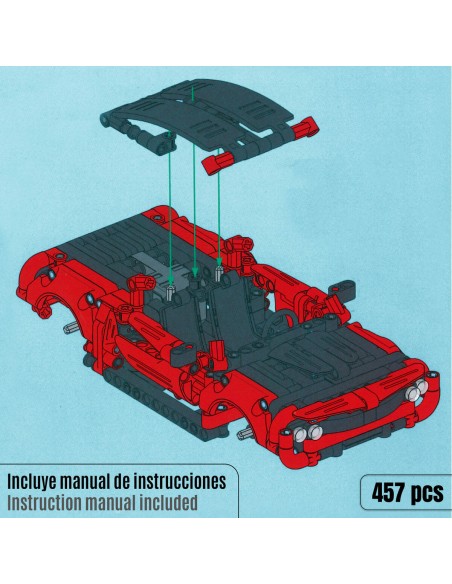 Construction set Car 457 Pieces