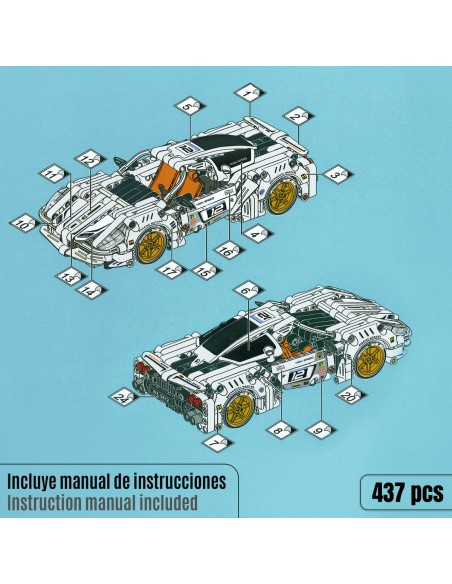 Construction set Colorbaby Car 437 Pieces