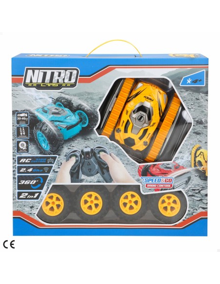 Remote-Controlled Car Colorbaby 15 x 7 x 14 cm (4 Units)