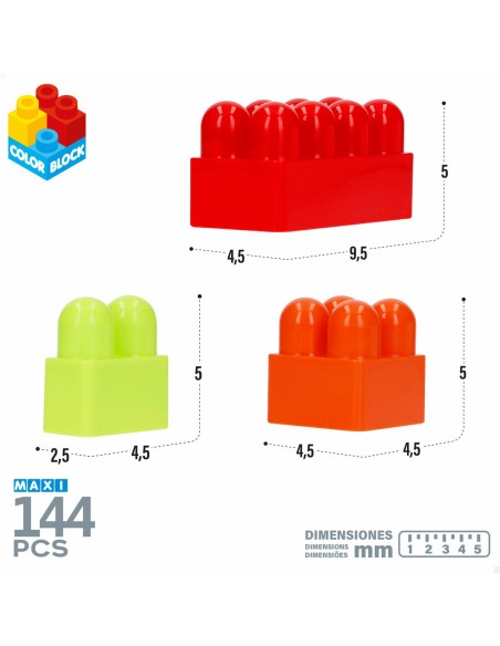 Building Blocks Color Block 144 Pieces