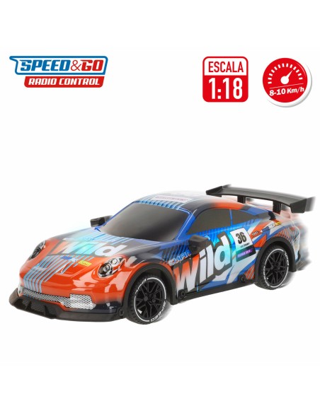 Remote-Controlled Car 1:18 27 x 7 x 11 cm (6 Units)