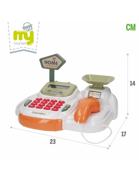 Toy Cash Register 23 x 14 x 17 cm 4 Units
