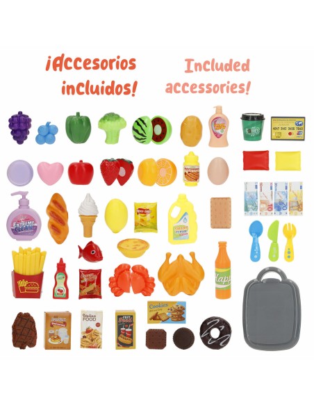 Toy Food Set Colorbaby 22 x 43 x 16 cm 51 Pieces 6 Units