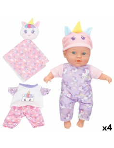 Baby Doll Colorbaby 21 x 32 x 9,5 cm 4 Units