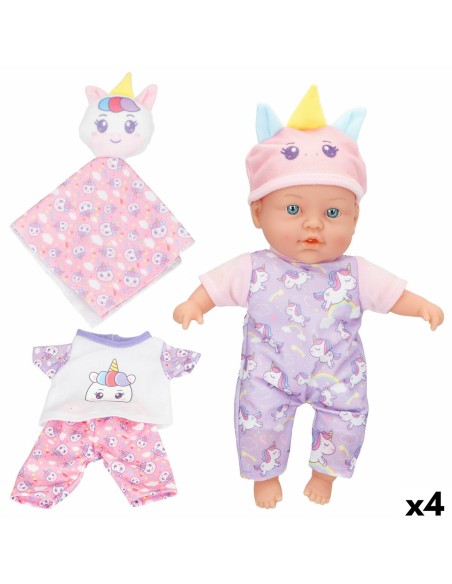 Baby Doll Colorbaby 21 x 32 x 9,5 cm 4 Units