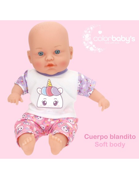 Baby Doll Colorbaby 21 x 32 x 9,5 cm 4 Units