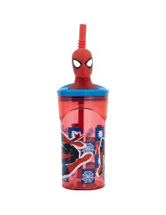 Cup with Straw Spider-Man CZ11338 3D 2