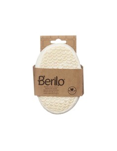 Body Sponge Berilo B7083-8 White Beige 11 x 15 x 5 cm (12 Units) 2