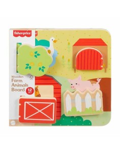 Baby toy Mattel 20 x 20 x 1,91 cm animals