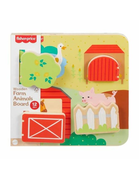 Baby toy Mattel 20 x 20 x 1,91 cm animals