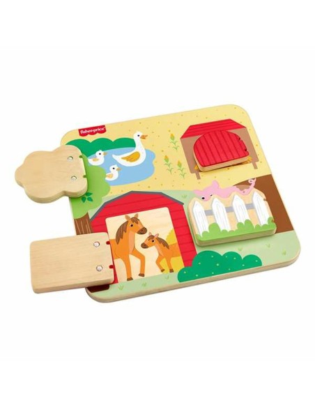 Baby toy Mattel 20 x 20 x 1,91 cm animals