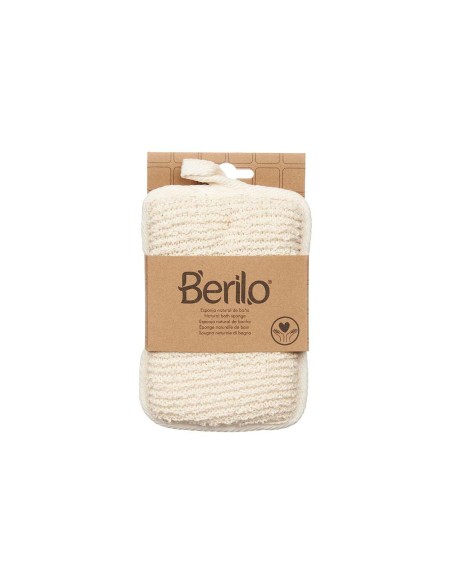 Body Sponge Berilo B7081-6 White Beige 11 x 16,5 x 2 cm (12 Units)