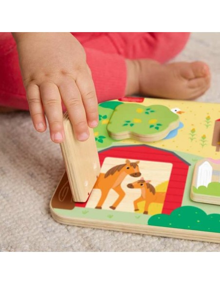Baby toy Mattel 20 x 20 x 1,91 cm animals