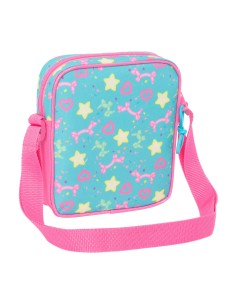 Shoulder Bag Gabby's Dollhouse Confetti Pink Turquoise 16 x 18 x 4 cm 2
